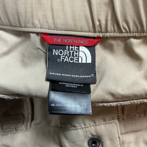 The North Face Mens Cargo Shorts Size Small 100% Nylon Elastic Waist Belted - Picture 3 of 9